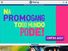 Tablet Screenshot of gang.com.br